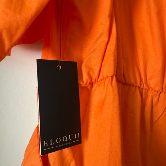 NWT ELOQUII 26W 🍊 Fit and Flare Dress - Picture 7 of 9